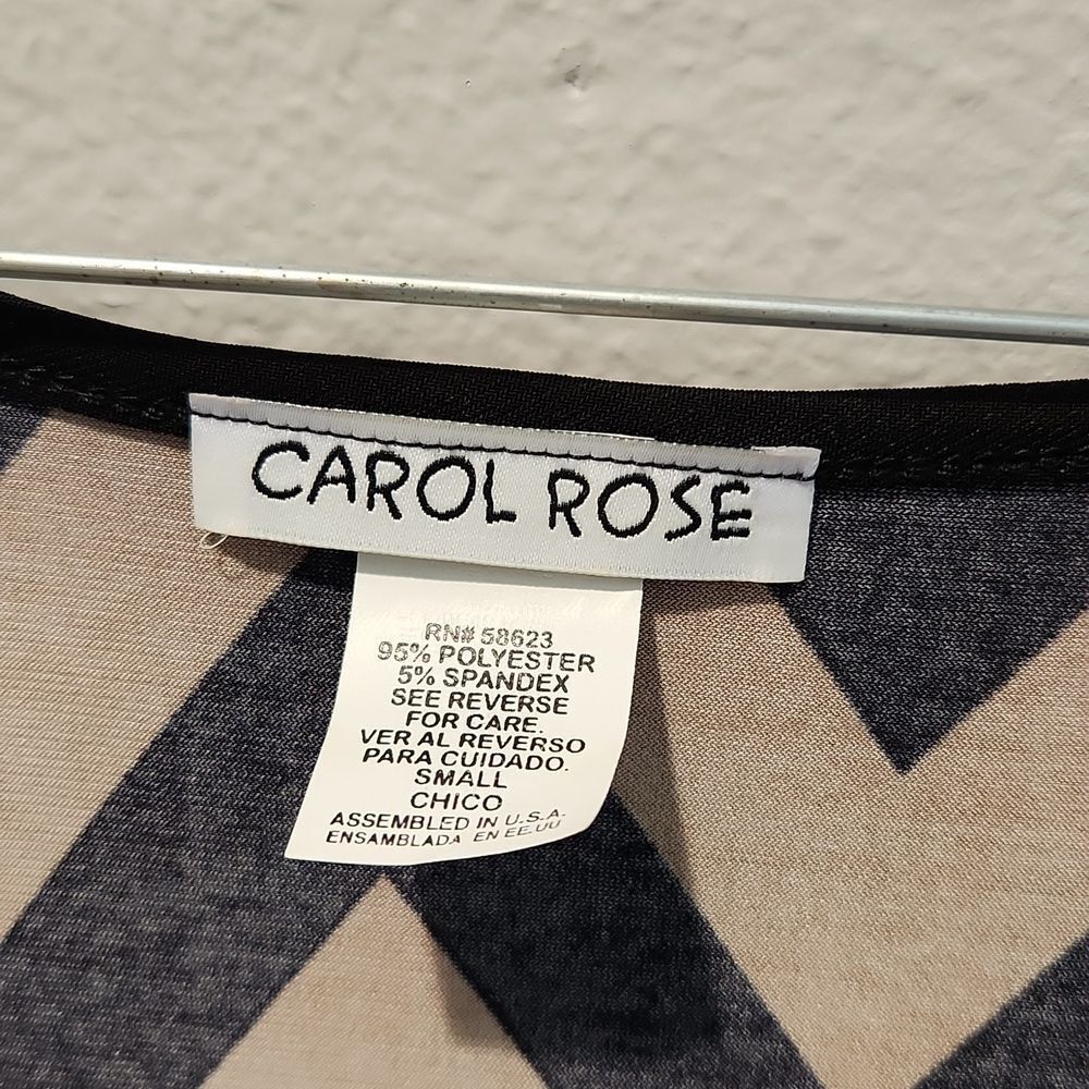 Carol Rose Size Small Blouse Top - Picture 3 of 5